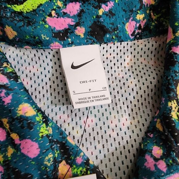 Nike Sportswear NSW Trek Division USA Button Down Top Shirt Dri-Fit Camo Small S - Picture 10 of 13